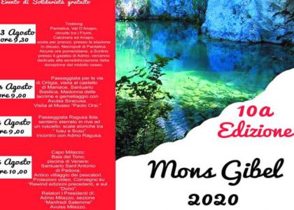 23-26 agosto, Mons Gibel 2020 “Memorial Manfredi Salemme”