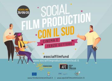 Bando“Social Film Production Con il Sud”, scade il 30 settembre 2020