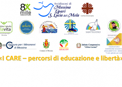 Caritas di Messina Lipari S. Lucia del Mela – I CARE – percorsi di educazione e libertà