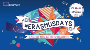 14-15-16 ottobre: #ErasmusDays 2021