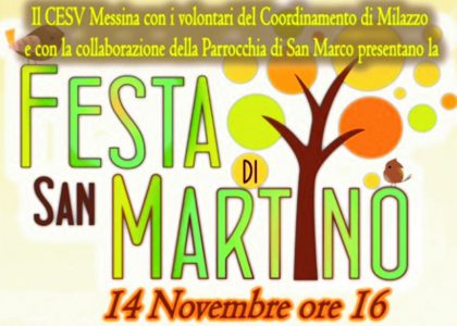 Milazzo, il 14 novembre per la Festa di San Martino avvio del percorso di sviluppo sociale di comunità
