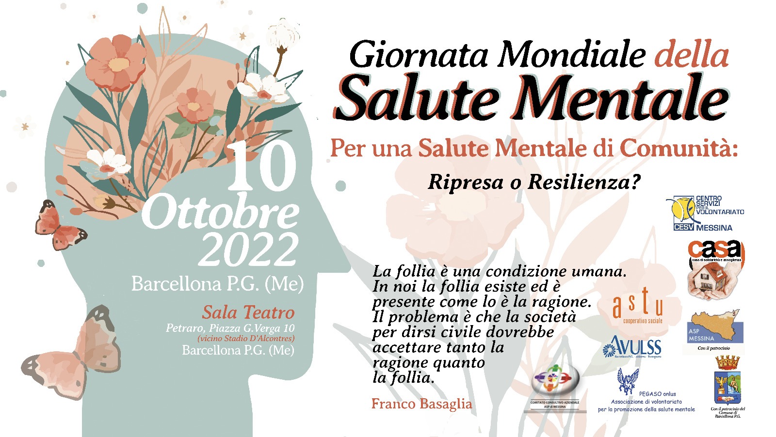 Poster Sulla Salute Mentale 'Be Kind To Your Mind' Su Tela, Cornice In Legno, 30,5x40,6 Cm – Ideale Per Ufficio Terapia O Cameretta
