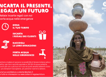 Campagna di Natale Oxfam Italia. “Incarta il presente, regala un futuro”