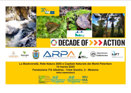 10 marzo, ore 9:00. Giornata con la Biodiversità ed il Capitale Naturale dei Peloritani