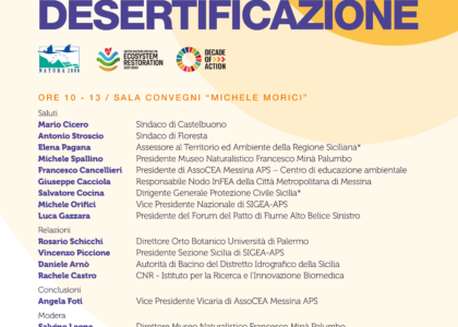 17 giugno, celebrazione della giornata della desertificazione e della siccità 2023 a Castelbuono (PA)