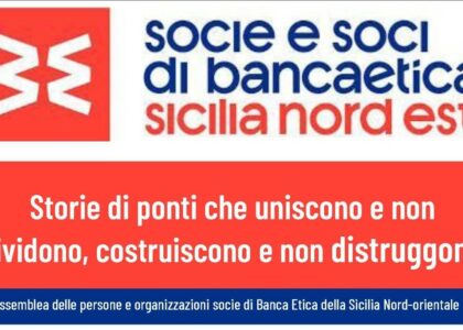Storie di ponti che uniscono e non dividono: a Messina l’iniziativa di Banca popolare Etica