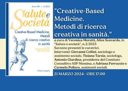 “Creative-based medicine. Metodi di ricerca creativa in sanità”, incontro alla Biblioteca Comunale di Messina