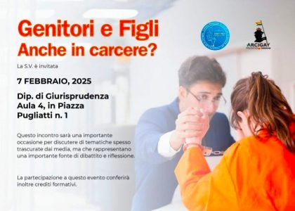 “Genitori e figli: anche in carcere?”: conferenza il 7 febbraio a Messina