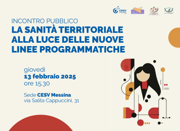 Sanità territoriale e PNRR: incontro pubblico il 13 febbraio a Messina