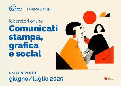 Grafica, comunicati stampa, social: dal CESV laboratori online per i volontari