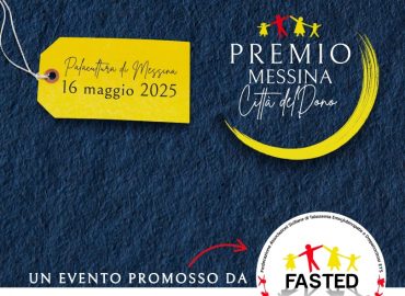 Messina Città del Dono: la premiazione venerdì 16 maggio al PalaCultura