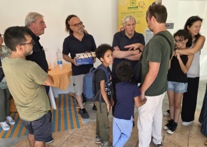 Don Ciotti in visita al bene confiscato a Messina assegnato a Hic et Nunc
