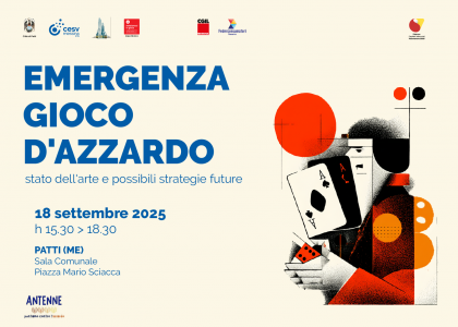 “Emergenza gioco d’azzardo”: seminario a Patti il 18 settembre
