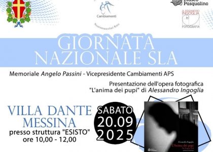 Giornata nazionale sulla SLA: oggi convegno dell’associazione Cambiamenti