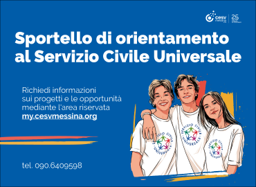 Al CESV Messina lo sportello di Servizio Civile Universale