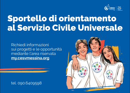 Al CESV Messina lo sportello di Servizio Civile Universale