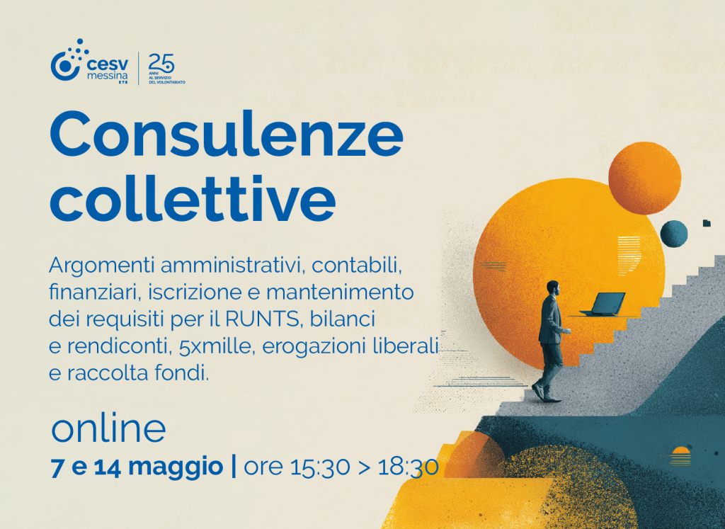 Le “Consulenze collettive” del CESV: l’appuntamento del 14 maggio