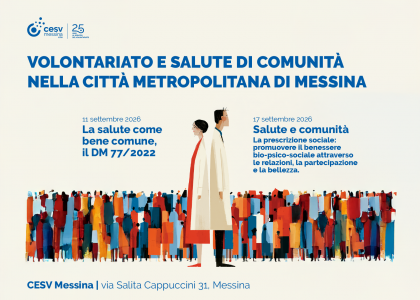 Salute di comunità, a settembre prosegue il percorso formativo del CESV Messina