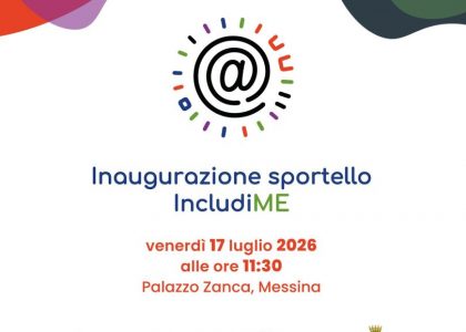 Messina, sarà inaugurato venerdì il nuovo sportello “IncludiME” dedicato alle Pari Opportunità