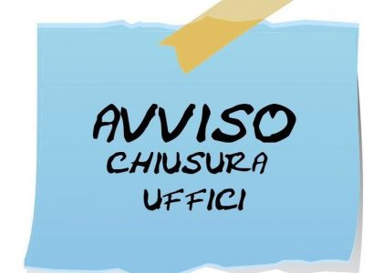 Uffici CESV chiusi oggi mercoledì 29 e domani giovedì 30 luglio