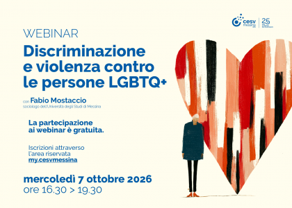 Discriminazione e violenza contro le persone LGBTQ+: webinar il 7 ottobre (anche su Gluo)