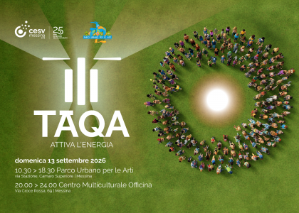 “TĀQA – Attiva l’energia” domenica 13 settembre al Parco Urbano per le Arti e all’Officina